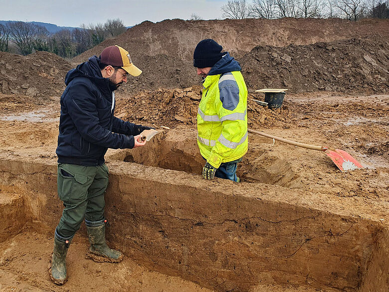 Ausgrabung in Hüllhorst