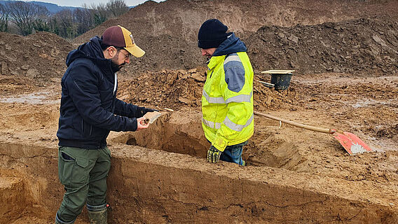 Ausgrabung in Hüllhorst