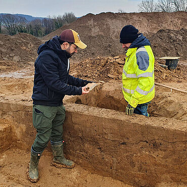 Ausgrabung in Hüllhorst