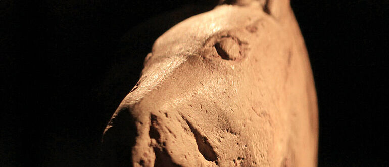 Altsteinzeitliche Pferdefigur