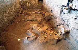Ausgrabung im Pompei