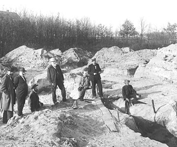 Ausgrabung 1899 in Haltern am See