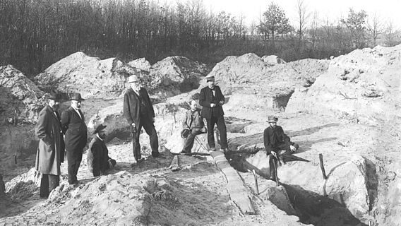 Ausgrabung 1899 in Haltern am See