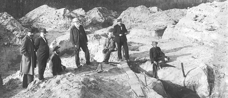 Ausgrabung 1899 in Haltern am See