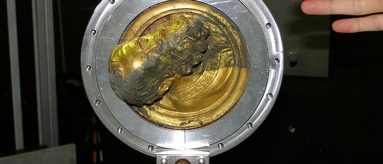 Prophetenkopf von der Florenzer Paradiespforte. (Foto: TU München / Ralf Schulze)