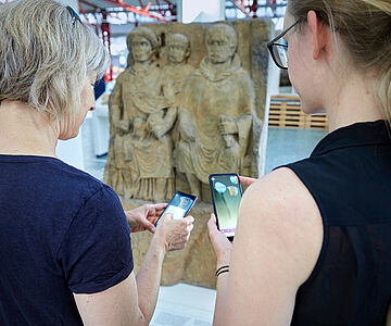 Mit der App im Museum