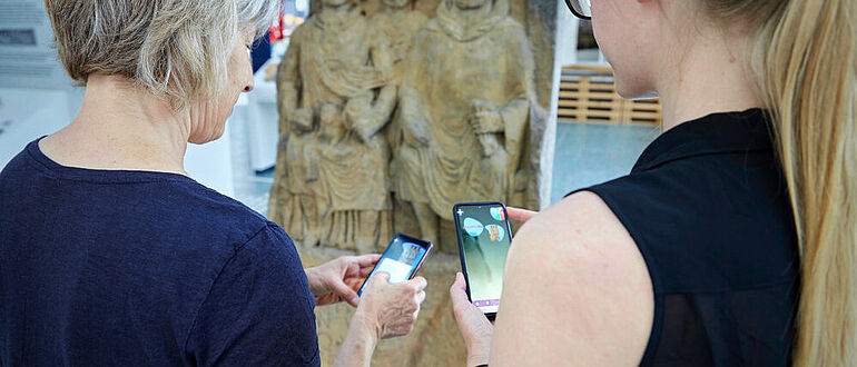 Mit der App im Museum Mit der App im Museum