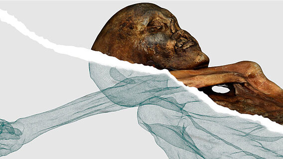 Digitaler Zwilling von Ötzi, dem Mann aus dem Eis Digitaler Zwilling von Ötzi, dem Mann aus dem Eis