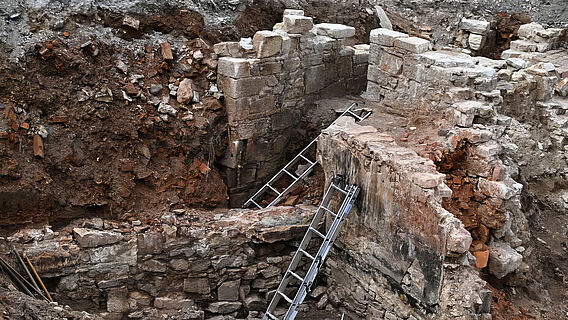 Ausgrabung in der Kasseler Judengasse