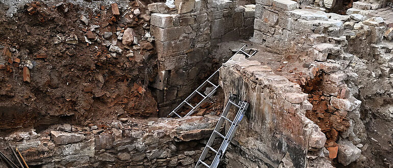 Ausgrabung in der Kasseler Judengasse