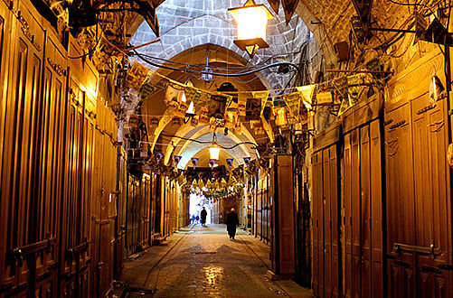 Old suq in Aleppo