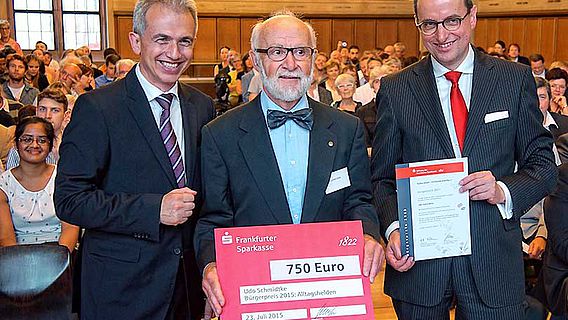 Verleihung Frankfurter Bürgerpreis an Udo Schmidtke