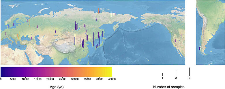 Karte der Probennahmestellen