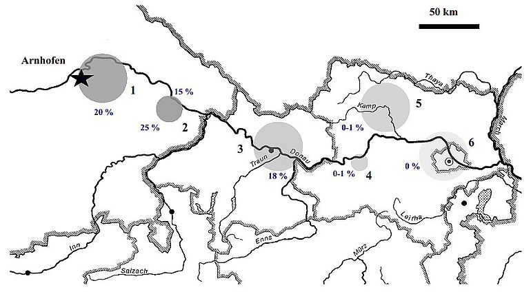 Verbreitungskarte Plattenhornstein LBK Verbreitungskarte Plattenhornstein LBK