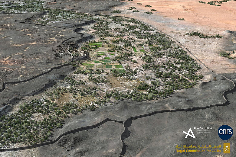 Befestigte Oase von Khaybar vor 4.000 Jahren
