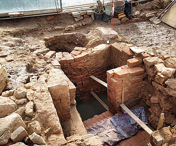 Ausgrabung Chemnitzer Mikwe