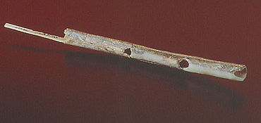 Flöte aus Mammutelfenbein. (Foto: Jensen) Flöte aus Mammutelfenbein. (Foto: Jensen)