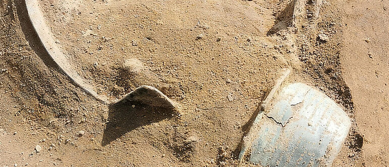 Detailaufnahme des Kesselfundes