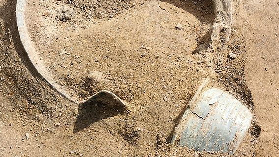 Detailaufnahme des Kesselfundes