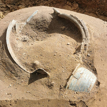 Detailaufnahme des Kesselfundes