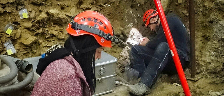 Grabung Blätterhöhle