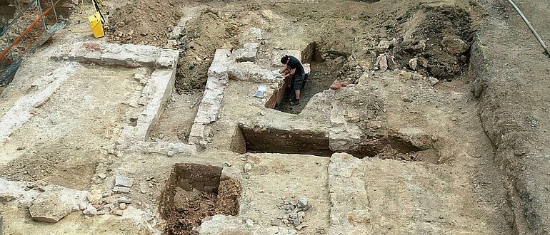 Ausgrabung Klosteranlage Kenzingen