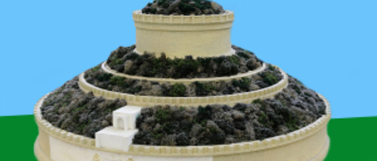 Modell des Augustus-Mausoleums