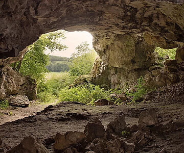 Bocksteinhöhle im Lonetal