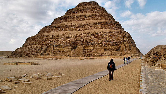 Stufenpyramide von Pharao Djoser in Saqqara
