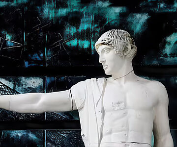 Gipsabguss des Apollon aus Olympia