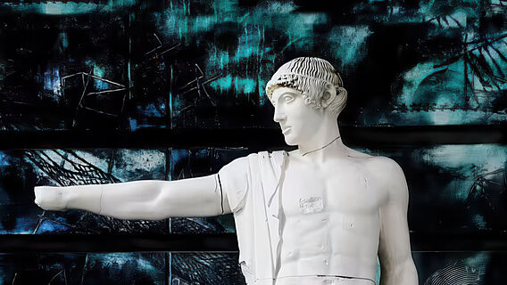 Gipsabguss des Apollon aus Olympia