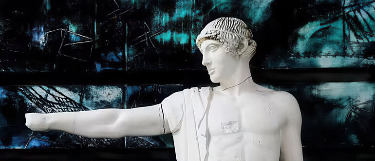 Gipsabguss des Apollon aus Olympia Gipsabguss des Apollon aus Olympia