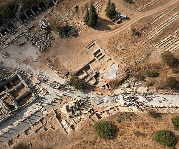 Grabungsareal Ephesos (Drohnenfoto)
