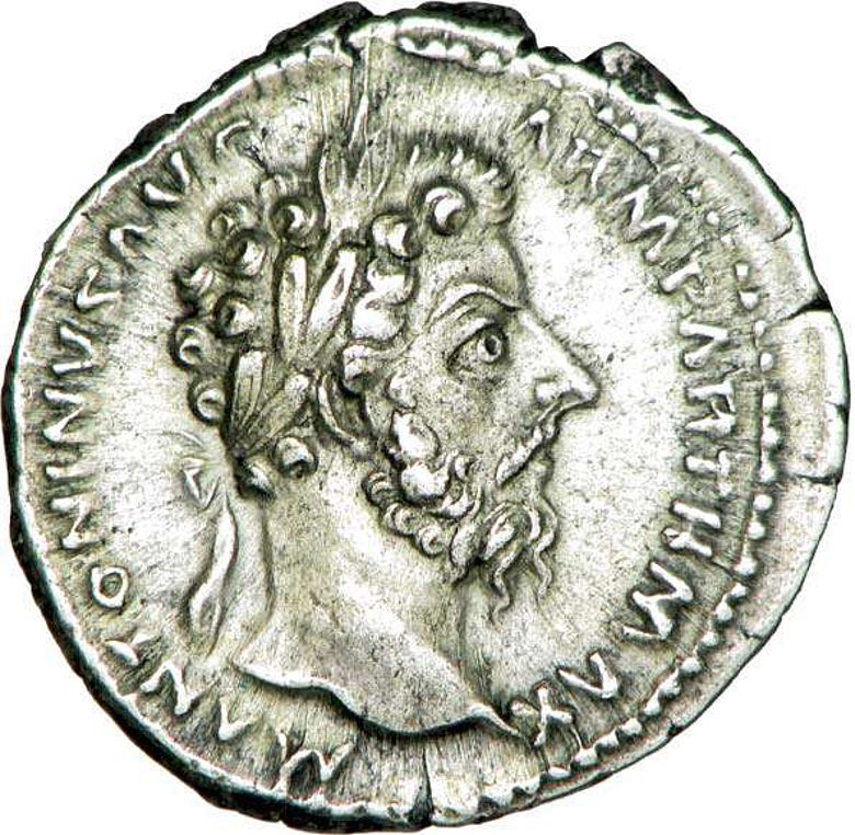 Denar des Marcus Aurelius, Rom, 168 n. Chr. (Foto: Louis le Grand, CC)