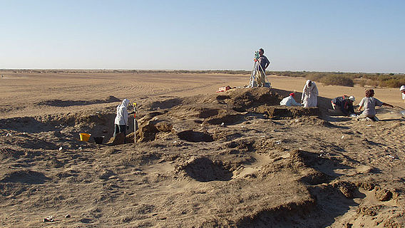 Ausgrabung im Sudan