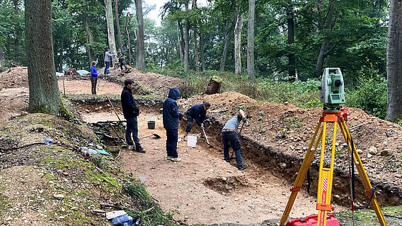 Ausgrabung am Kapellenberg
