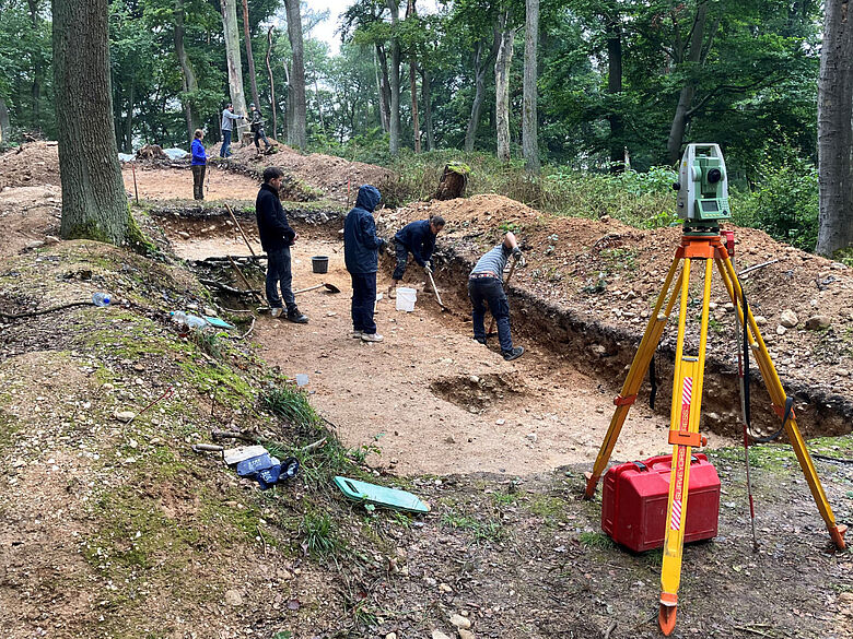 Ausgrabung am Kapellenberg