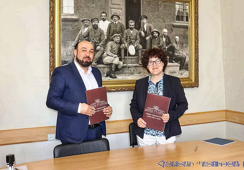 Unterzeichnung der Kooperationsvereinbarung in Jerevan