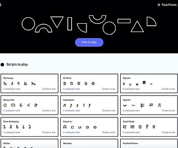 Buginesisch, Phönizisch oder Ogham: Mithilfe des Onlinespiels "Glyph" wollen Forschende des Max-Planck-Instituts für Menschheitsgeschichte Ordnung in die Vielfalt der Schriftsysteme bringen