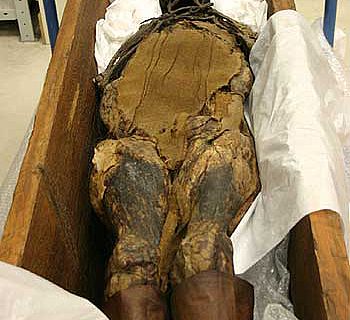Die knapp 1.000 Jahre alte 'Frau von Peiting'. (Foto: LWL)