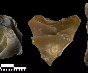 90.000 Jahre alte Steingeräte vom Fundplatz Lichtenberg