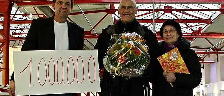 Millionster Besucher