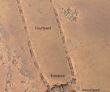 Architektonische Merkmale eines Mustatils