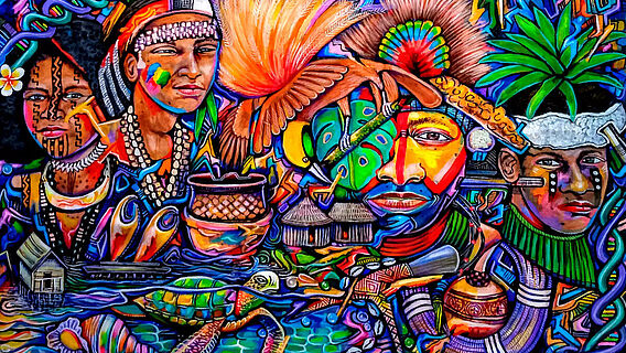 Illustration des Papua-Neuguineanischen Künstlers Arison Kul