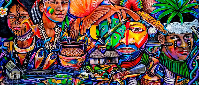 Illustration des Papua-Neuguineanischen Künstlers Arison Kul