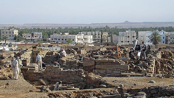 Ausgrabung in Saudi Arabien