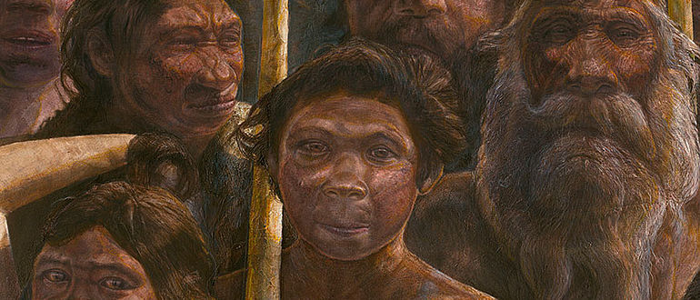 Homo heidelbergensis Lebensbild