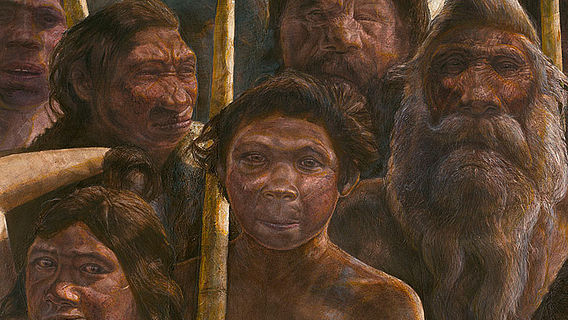 Homo heidelbergensis Lebensbild
