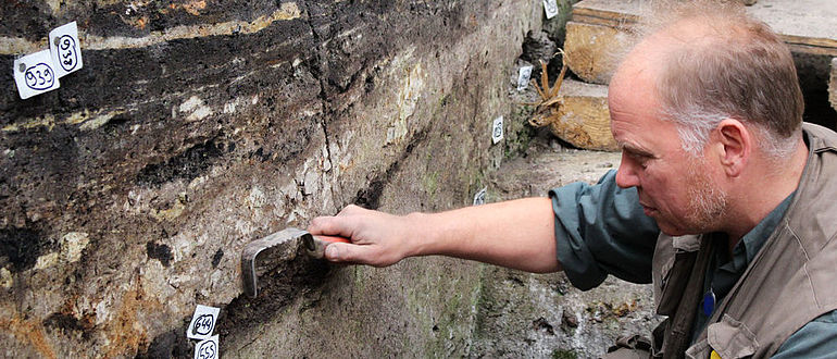 Grabungsprofil Neue Burg