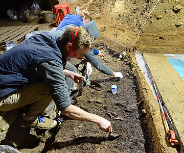 Ausgrabungen in der Bacho-Kiro-Höhle